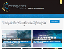 Tablet Screenshot of crossgates.tv