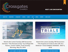 Tablet Screenshot of crossgates.org